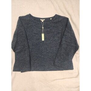 Max Studio London Blue Relaxed Light Sweater Womens Size Large